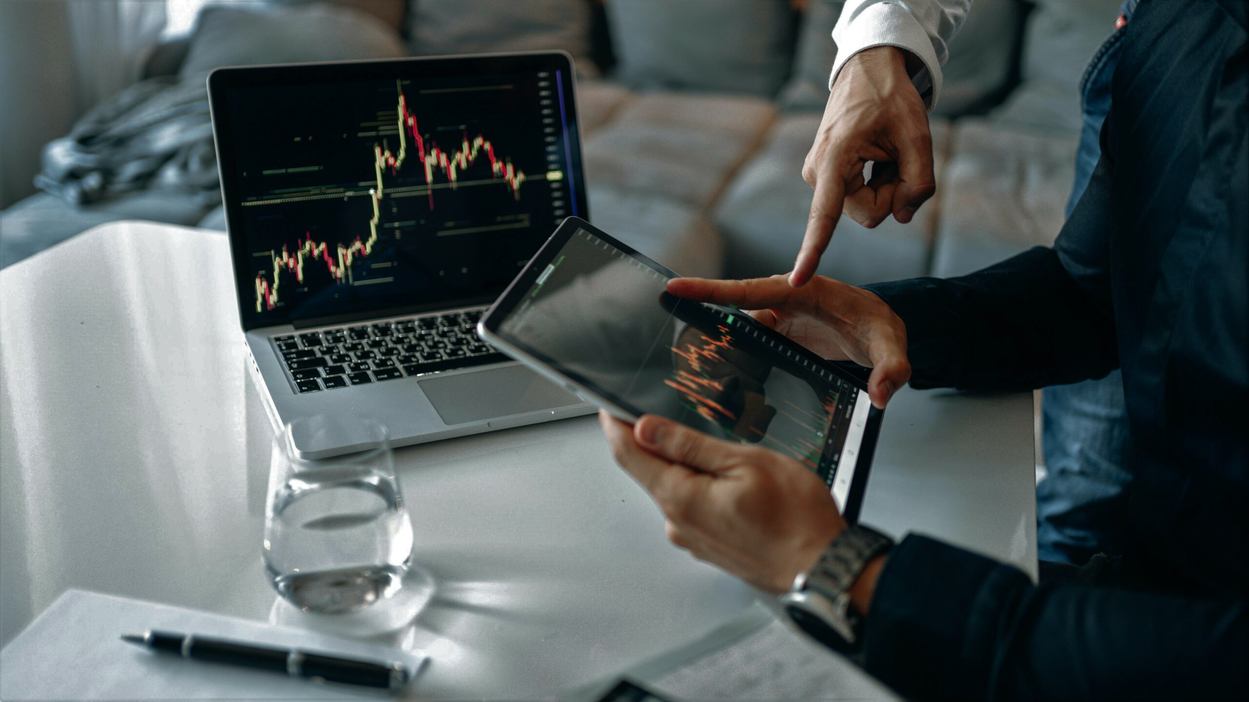 Business consultant reviewing digital roadmap strategy with a manufacturing client, representing consulting and advisory services